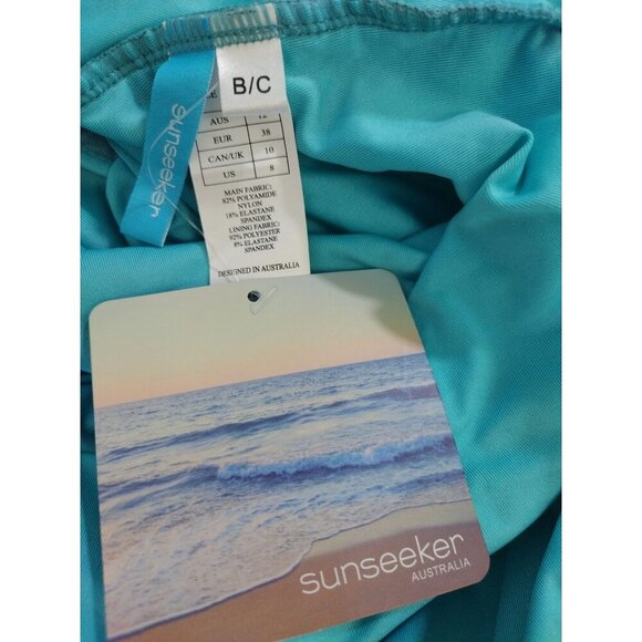 Sunseeker Australia Textured One-Piece Swimsuit, Womens Size 10 B/C, NWT. - Picture 3 of 7